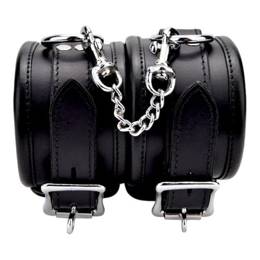BOUND Leather Ankle Restraints Cuffs Bound (1on1)